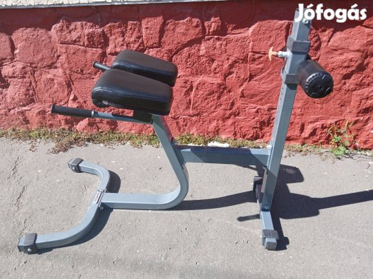 Konditermi vízszintes hiperhajlító pad hátazó mélyhátizomerősítő