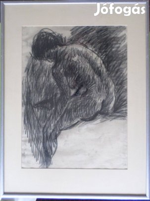 Konfár Gyula: Lábát törlő akt