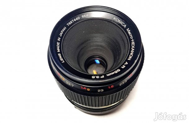 Konica Macro-Hexanon AR 55 mm f3.5 makró objektív