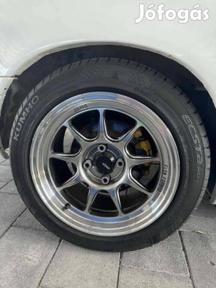 König Countergram 15x8.0 4x100 ET25, Toyo proxes gumival (195/50/r15)