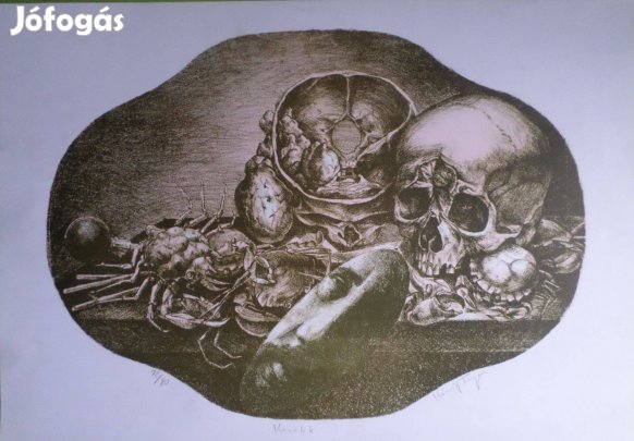 Kőnig Frigyes: Kőzetek (litográfia)