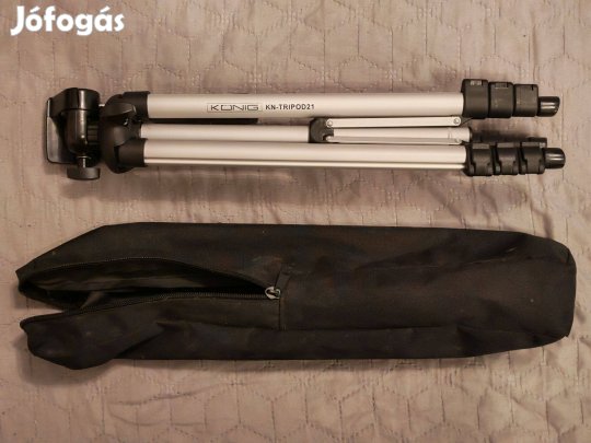 König KN-Tripod21 fotó videó állvány használt