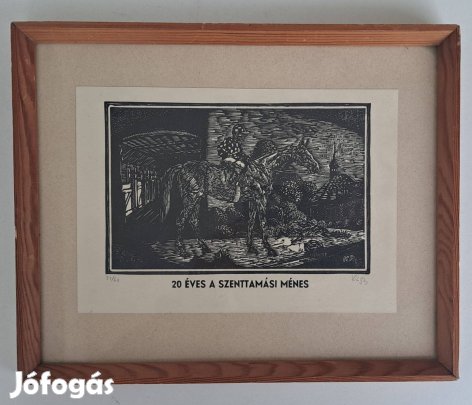 König Róbert alkotása . 20 Éves A Szenttamási Ménes. 22/60