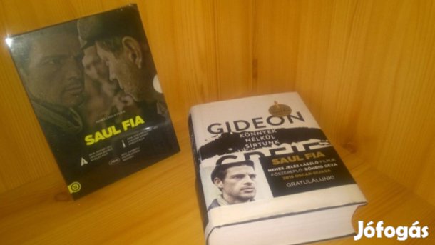 Könnyek nélkül sírtunk könyv + Saul fia extra dvd új