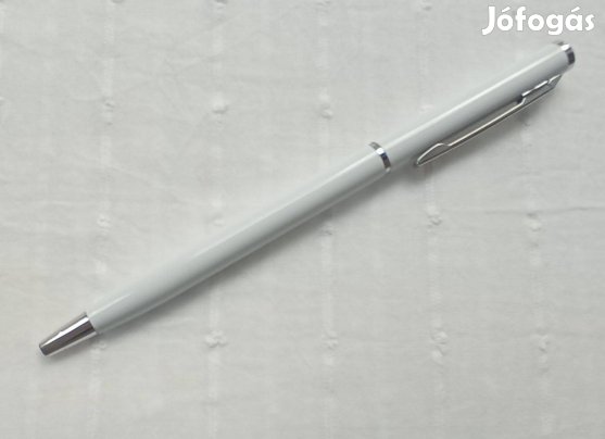 Könnyű, klipszes, vékony fém golyóstoll * Új, ajándékozható * 190 Ft