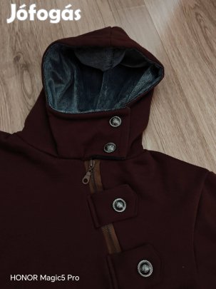 Könnyű csokibarna női puha sulytalan pulóver