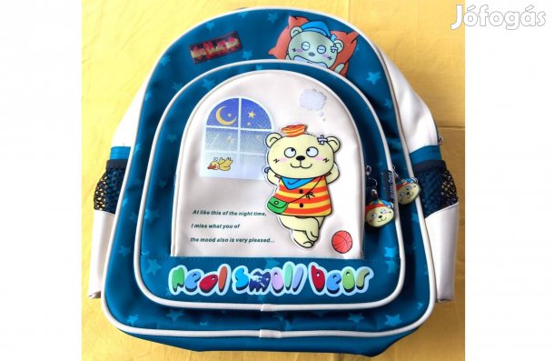 Könnyű hátizsák, útitáska kicsiknek, macis (30,5 x 35 x 9 cm)