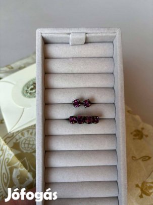 Konplott ékszerszett lila Swarovski kristályokkal