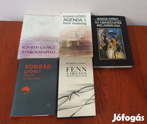 Konrád György könyvcsomag / 5 db könyv
