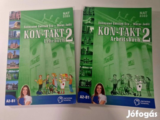 Kontakt 2 német tankönyv és munkafüzet