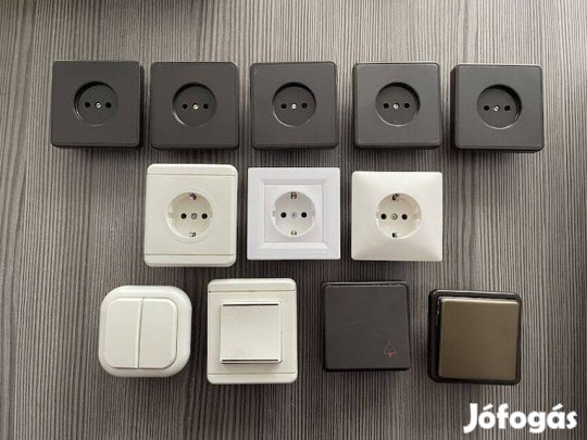 Kontavill és egyéb süllyesztett kapcsoló dugalj konnektor csengő