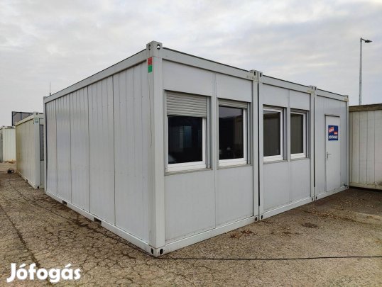 Konténerház, extrán szigetelt, magas irodakonténer, Containex konténer