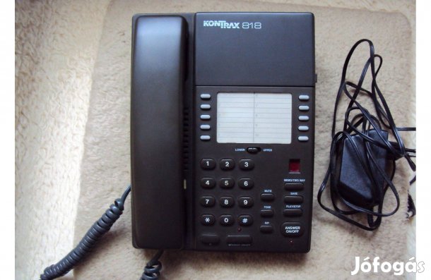 Kontrax 818 mikrokazettás üzenetrögzítős telefon