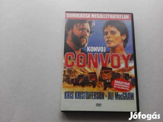 Konvoj c.eredeti,hibátlan állapotú(magyar)DVD film eladó