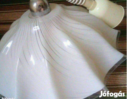 Konyha lámpa mennyezeti fehér üveg újszerű