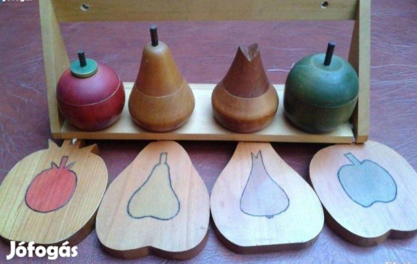 Konyha polc kézműves fa fűszertartó vágódeszka Új