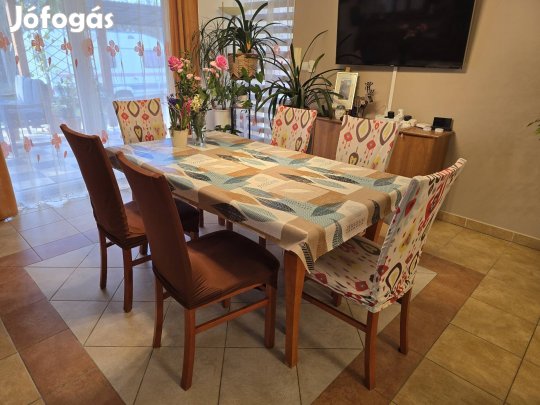 Konyhai étkező 6 székkel