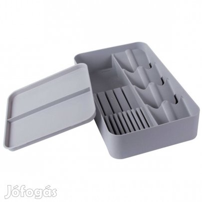 Konyhai evőeszköztartó fiókba, kétszintes rendező - praktikus konyhai