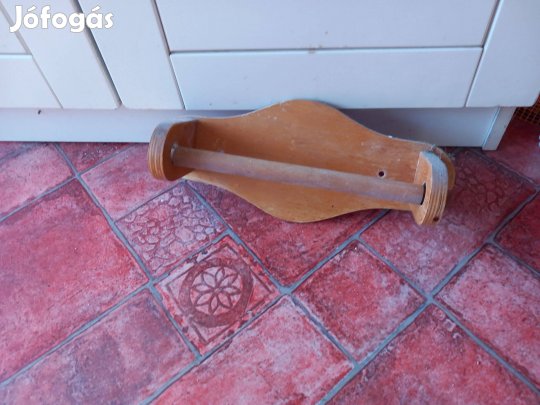 Konyhai fali fa papírtartó 30cm
