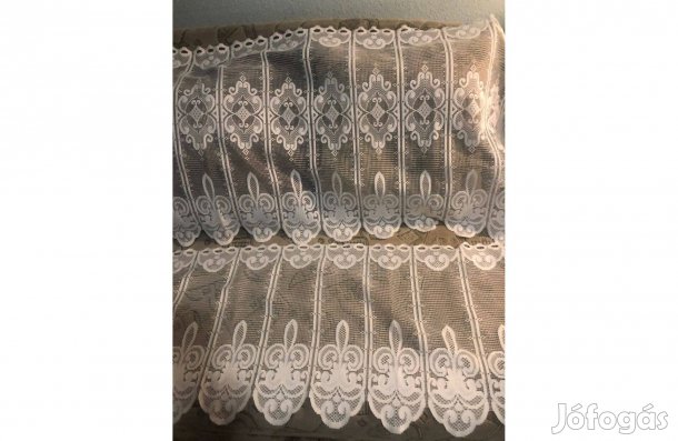 Konyhai hangulatos vitrázs függönyke lentre- fentre 1.8m