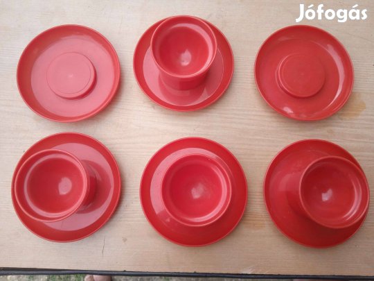 Konyhai lágytojás tartó készlet ,retro