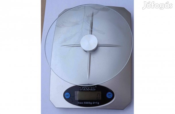Konyhai mérleg , 5kg-ig mér , üveg , szürke , hibás