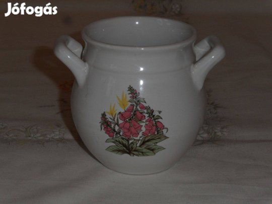 Konyhai porcelán füles tárolóedény