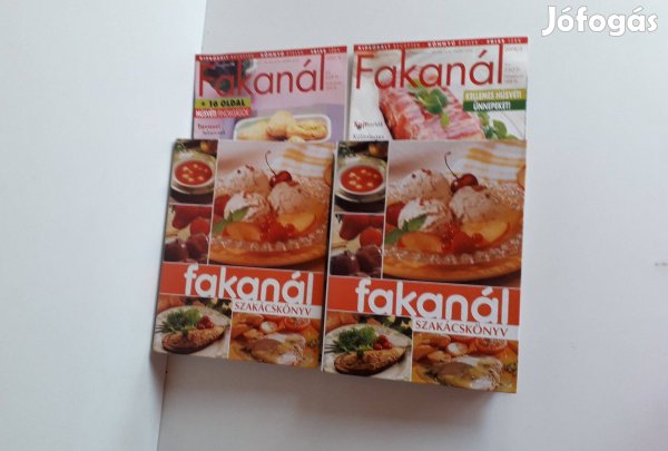 Konyhai receptgyűjtő mappa, gyűrűs dosszié 23*18 cm újságokkal 2db 500