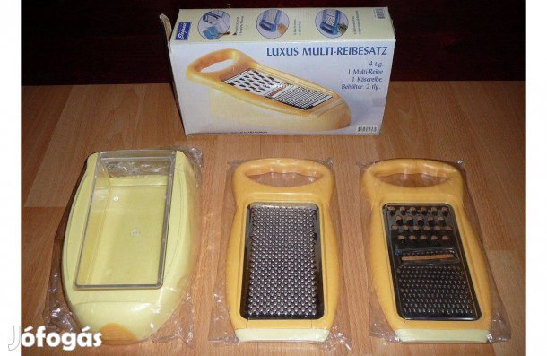 Konyhai reszelő készlet, sajtreszelő. Új!