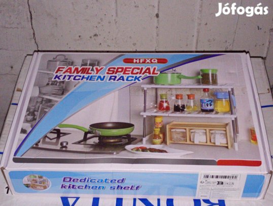 Konyhai tároló polc | Fűszertartó | 3000ft óbuda