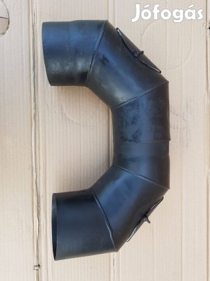 Könyökcső 120 mm görbecső 90 fokos 1,5 mm vastag 2db