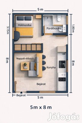 Könyű szerkezetes ház - Bilka lemezboritással