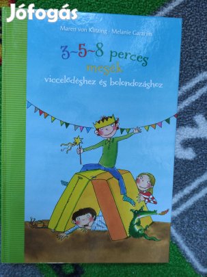 Könyv - 3-5-8 perces mesék - viccelődéshez és bolondozáshoz Új