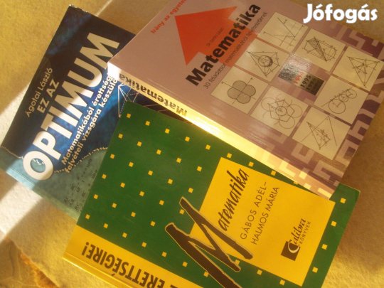 Könyv: matematikai segédlet 3 db olcsón