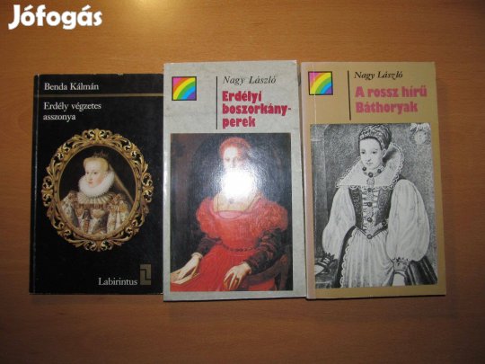 Könyv csomag- Történelem: az erdélyi Báthory családról