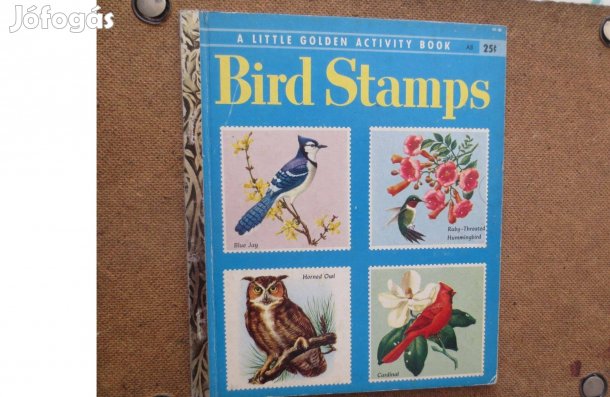 Könyv eladó ( Bird stamps books )