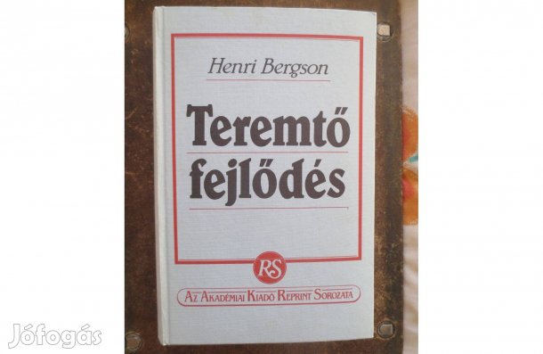 Könyv eladó ( Henri Bergson: A teremtő fejlődés )
