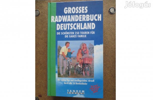 Könyv eladó ( Németországi nagy kerékpáros térkép album )
