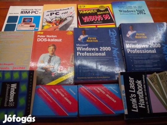 Könyvcsomag , PC történelem , könyvek neves szerzöktöl !