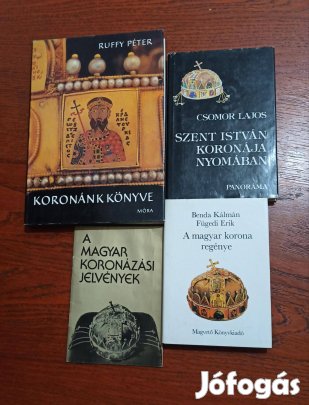 Könyvcsomag a magyar koronáról / 6 db könyv