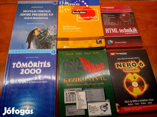 Könyvek - számitástechnika (könyvcsomag)