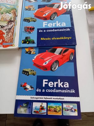 Könyvek- kitűnő olvasmányok, fejlesztőfűzettel a ferka könyv!