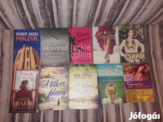Könyvek vegyes válogatás 10db