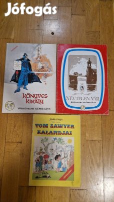 Könyves Király, Névtelen vár, Tom Sawyer képregény Akció!