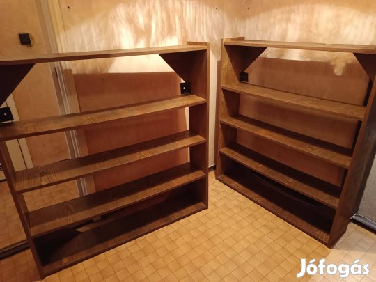 Könyvespolc, 2 darab ,falra szerelhető