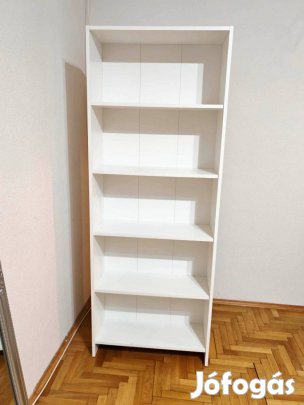Könyvespolc, fehér polc Házhozszállítással 