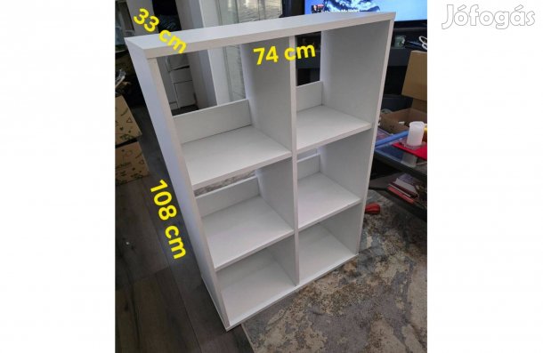 Könyvespolc (stabil , jó minőségű) - 3db