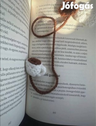 Könyvjelző a kávé szerelmeseinek