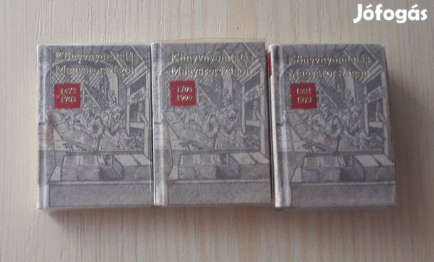 Könyvnyomtatás Magyarországon 1-3. minikönyv
