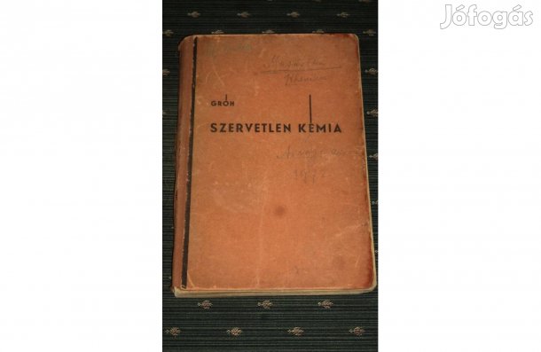 Könyvritkaság a kémia tárgyi ismeretekről